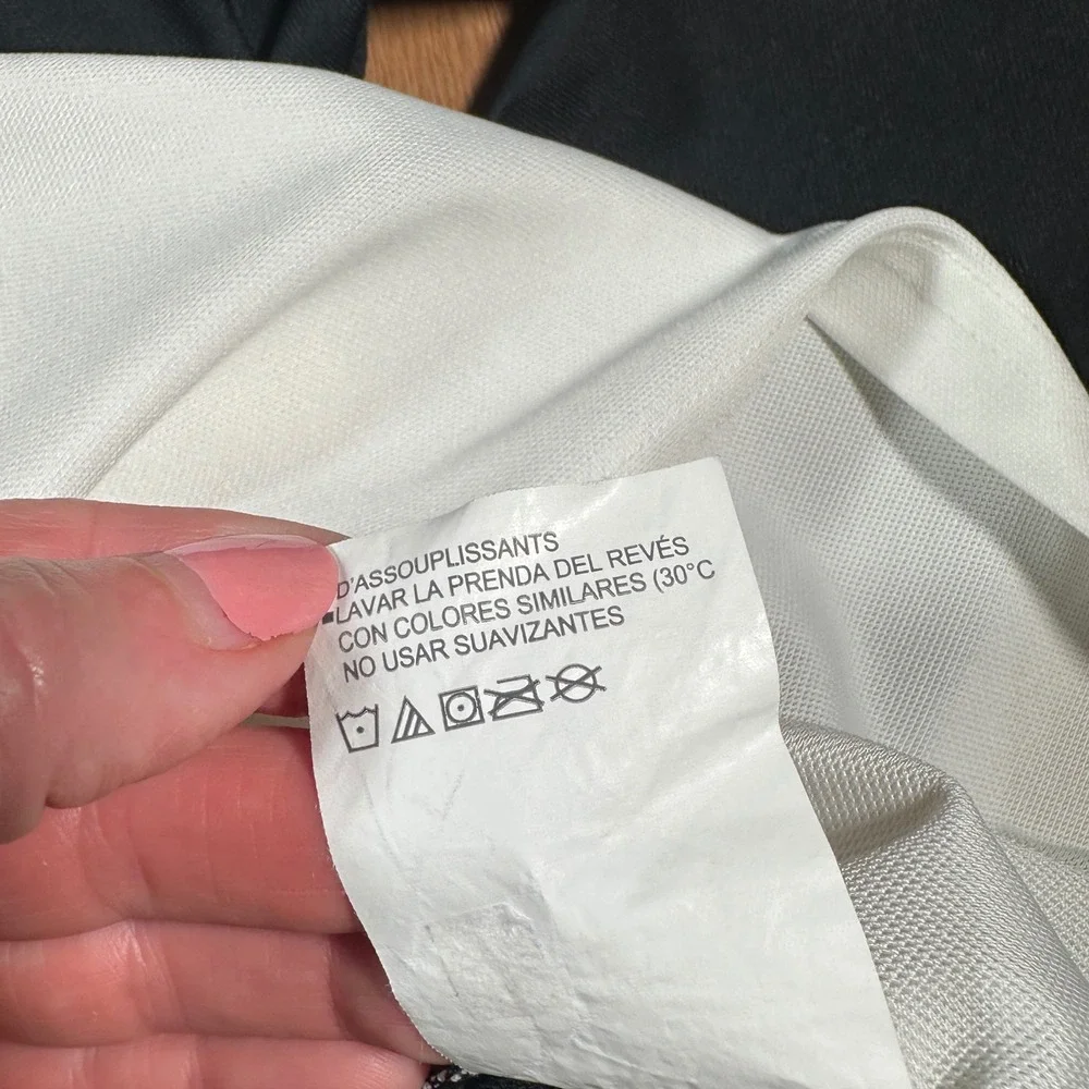 Under Armour Quarter Zip Kids Large Black White HeatGear Pullover